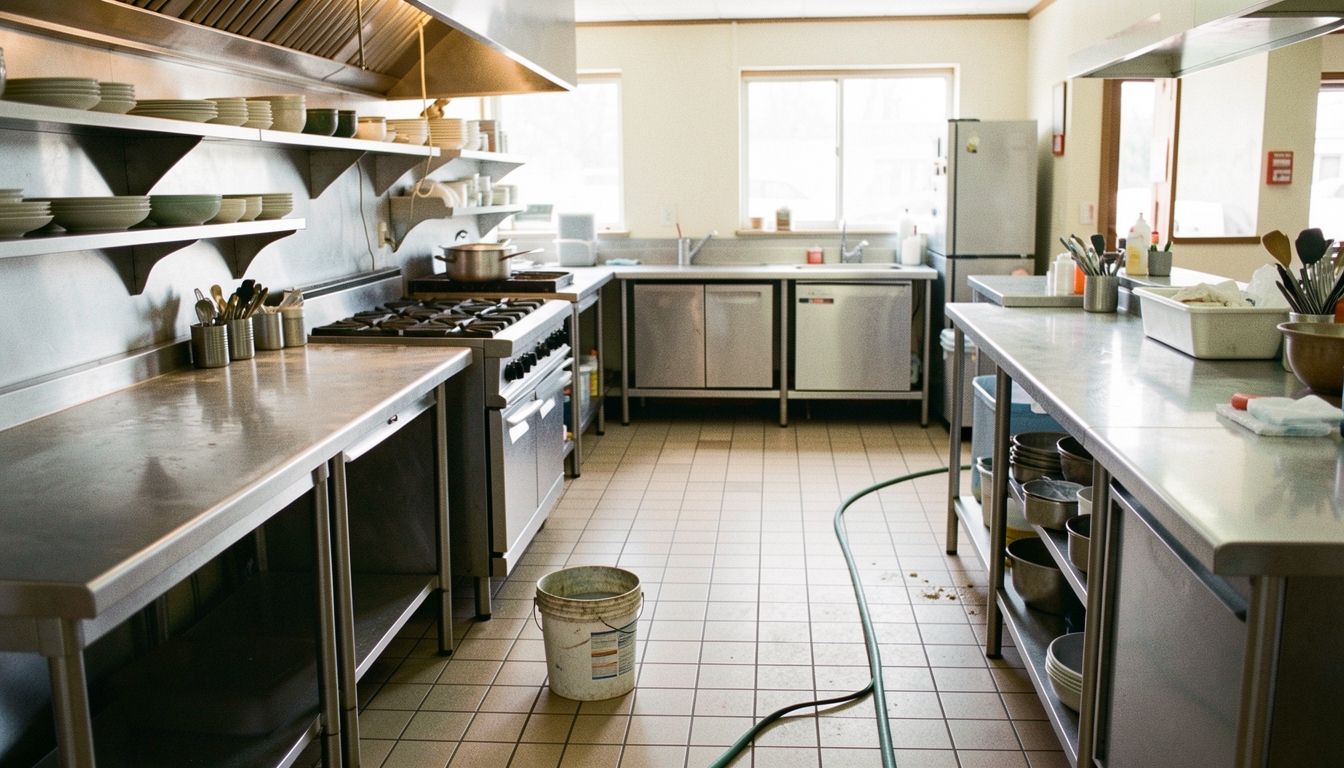 Pulizia di ristoranti e cucine professionali